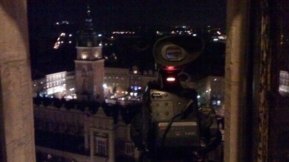 Night marekt square and city hall timelapses using EX1